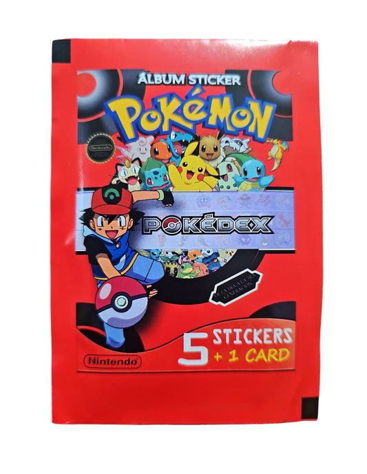 Pokédex Stickers Album Booster Pack